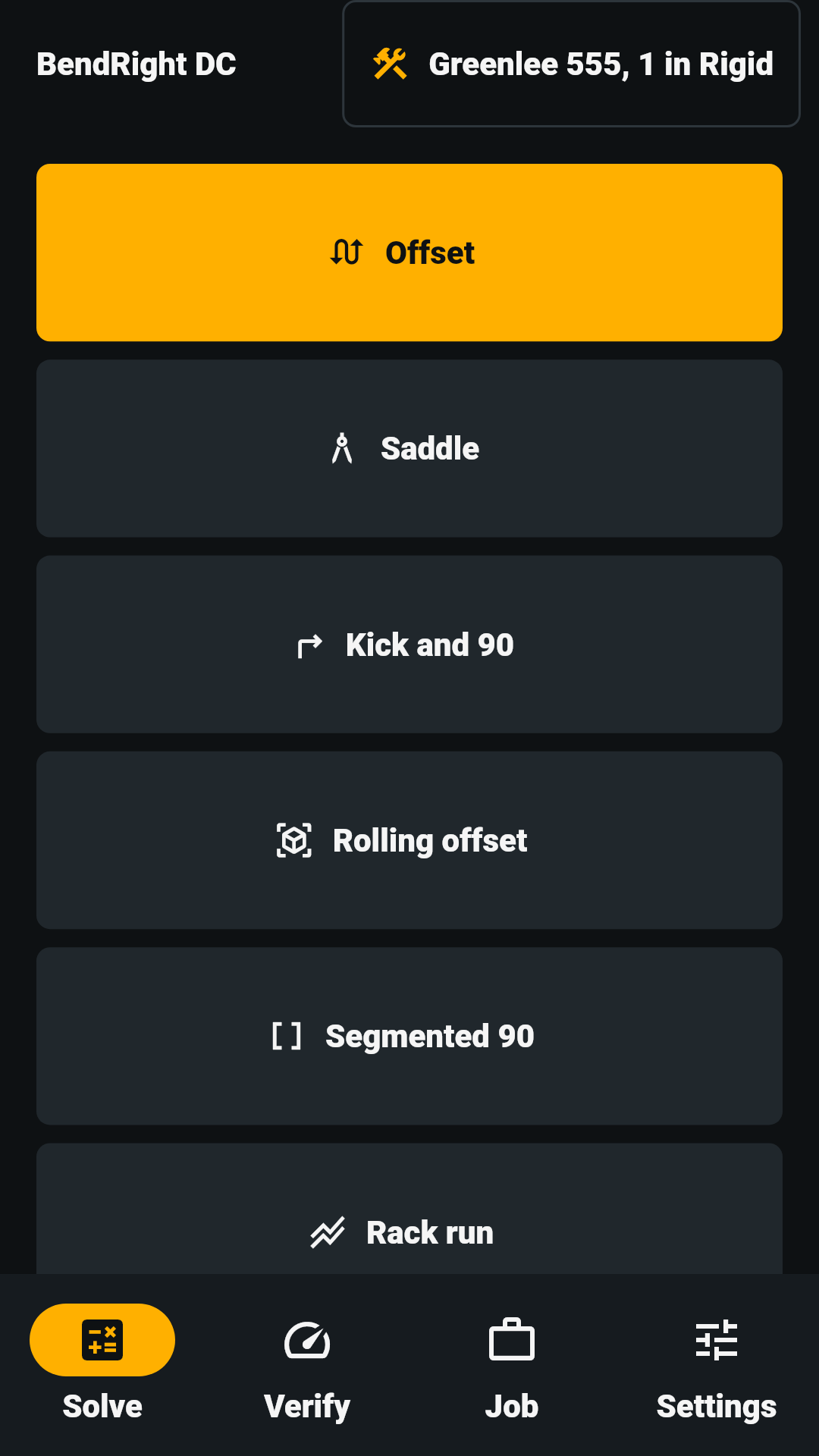 Bend type picker